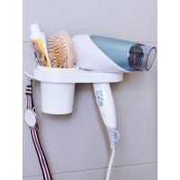挂电吹风机架子卫生间厕所置物架吹风机架收纳架免打孔壁挂风筒。