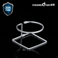 CD-272【304架子】 创典 304不锈钢加厚茶漏茶叶过滤网茶水过滤器茶滤网功夫茶具配件