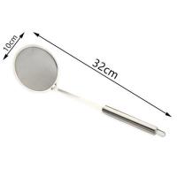 304不锈钢油沫勺 厨房滤油勺304 不锈钢漏勺滤油网捞撇油勺隔油漏勺过滤网筛超细