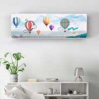 彩色热气球 1P 80*20*27cm(品牌通用) 空调防尘罩套挂式挂机全包格力家用盖布房间室内保护罩布艺空调罩