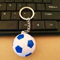 蓝白足球 创意足球钥匙扣 立体挂件小足球联赛纪念品小礼物挂件