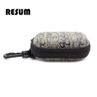 灰色(收藏送镜布) 折叠眼镜盒穿皮带时尚便携式老花镜镜盒腰挂镜盒男女款通用镜盒子