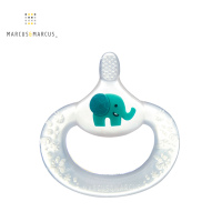 绿色小象 marcus加拿大婴幼儿安抚牙胶牙刷硅胶软磨牙棒宝宝咬胶吃手3-6-12