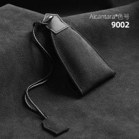 9002黑色 新款三角包 梵汐Alcantara汽车钥匙包通用钥匙套男女小巧大众奔驰宝马奥迪