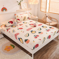 水果童话 90cmx200cm单床笠 加厚珊瑚绒床笠单件法兰绒莱绒冬季保暖席梦思床垫保护床套床罩