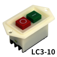 LC3-10A BS211B/216B/230B动力控制按钮开关三相电机启动按钮押压扣开关