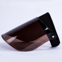 塑扣单色黑色 均码(52-61cm)送防风绳 遮阳帽男女士防晒帽子防紫外线帽夏季太阳帽电焊电骑车电动车遮脸