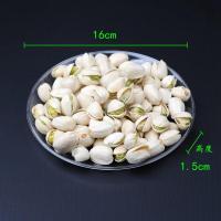 圆盘16cm[50个]中厚 干果小盘 一次性硬质加厚航空水晶大碟水果盘高档透明塑料沙拉牛排西餐盘子