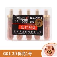 G03-30 梅花 1号(5只装) 。国标乙炔丙烷割嘴煤气手工割咀g01-30-100-300梅花割炬30型氧气