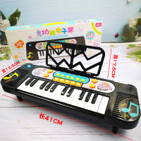 黑色3341电子琴 儿童音乐电子琴佳智教弹奏电动小钢琴1-3-6周岁男生女孩早教玩具