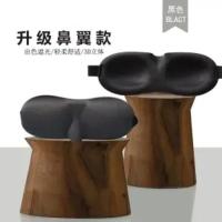 3D [升级款]黑色眼罩 眼罩耳塞防噪音睡眠套装男女3D立体眼罩睡眠遮光情侣可爱卡通冰袋