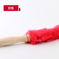 古筝刷红色[无赠品] 实木古筝刷扫尘羊毛刷子清洁用品清理除尘擦琴去污不掉毛护理琴刷
