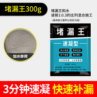 堵漏王300g/袋[用于裂缝填充、堵漏] 自喷防水补漏喷剂防漏王屋顶房顶楼顶漏水材料堵漏神器喷雾胶水剂