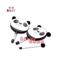 奥尔夫乐器 厂家直销 质优价廉 卡通熊猫手敲鼓 早教音乐教材