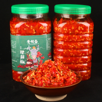 一斤(袋装)-微辣 贵州糟辣椒特辣酸辣椒酱遵义土特产糟辣子姜蒜剁椒鱼头调料辣椒酱