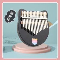 太空黑+全套配件 拇指琴卡林巴琴17音卡灵巴琴初学者五指琴乐器手指琴