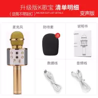 858土豪金(送海绵套)无彩灯 七彩灯无线蓝牙唱歌话筒全民手机K歌麦克风苹果安卓手机专用麦霸