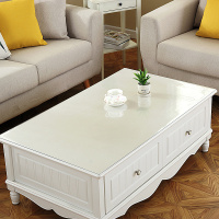 升级无味透明1.0mm 80*80CM 无味透明茶几PVC水晶板软玻璃桌布防水防油免洗防烫塑料餐垫隔热