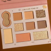 默认 刮壳鼠眼影盘 DANMOLU刮壳鼠眼影盘 ins少女可爱花生眼影一盘多用不易飞粉平价