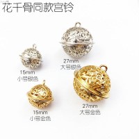 小号15MM金色_随机发个坏的[买 二送一] 花千骨宫铃云梦魔道祖师宫铃cos铃铛手链女生挂件男女礼物钥匙链