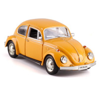 黄色1967老款甲壳虫 均码 136大众1967甲壳虫合金小汽车模型玩具跑车男孩儿童礼物车模