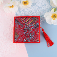 高端香囊礼盒一个 平安符手工刺绣diy材料包挂件绣花平安福 自绣送男友荷包制作醒狮