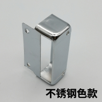 不锈钢色通用型 35-50mm 通用型 不带钥匙 外装老式门锁防盗门锁卡锁舌壳锁扣门锁盒子锁壳子门锁舌壳锁壳