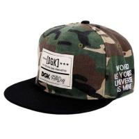 DK迷彩 均码(55-59cm) 平檐鸭舌帽夏季军训军帽迷彩帽子男士平沿帽嘻哈平沿平舌棒球帽
