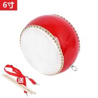 6寸牛皮鼓(20CM*14CM) 5 6 7 8 9 10寸儿童鼓牛皮鼓扁鼓小鼓儿童打击乐器大鼓堂鼓可开票