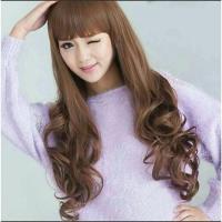 亚麻黄(送发网) 假头发流海各种样式时尚假发全套齐刘海斜刘海圆脸发型日常假发