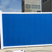 请联系客服 询价享低价 PVC围挡施工挡板建筑工地围墙板道路隔离防护栏彩钢夹芯泡沫围挡