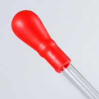 胶头滴管 +帽90mm 10个 比克曼生物玻璃胶头滴管移液器大小吸管实验室仪器耗材吸水球分装