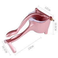 粉色可拆卸式手动榨汁机 榨汁机家用便携式压汁机简易可拆卸水果压汁机柠檬汁器
