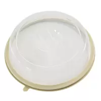 抹茶绿 6786 碗盖微波炉加热专用圆形热菜通用菜盘的保鲜盖透明塑料溅碗盖子