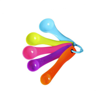 塑料五件套 5克奶粉勺子咖啡茶匙不锈钢量勺套装3三七粉米粉烘培一克厨房称量