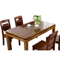 薄款透明0.23mm 137*100cm pvc薄款下垂餐桌垫透明塑料软质玻璃台布保护膜 防水免洗桌布