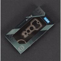 钢本色+1件 三刃木多功能工具EDC不锈钢袖珍随身装备开瓶器创意多用钥匙挂件