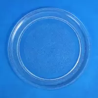 微波炉玻璃转盘通用微波炉配件平底转盘托盘直径24.5cm