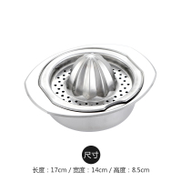 不锈钢按压式榨汁器 不锈钢榨汁器手动按压水果柠檬器压榨器压汁器柠檬夹土豆压榨汁器