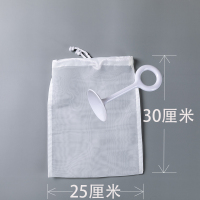 1个装 25×30厘米 120目+压榨棒 家用 约滤4-5斤 豆腐袋过滤袋家用超细纱布漏网婴儿辅食过滤器隔渣神器豆浆过滤