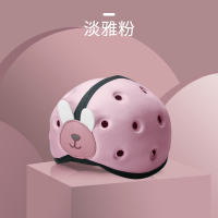 可爱小粉兔[扣带可调★轻盈透气★360度防护] 防摔神器宝宝护头防摔帽儿童学步头盔婴儿防摔护头宝宝防摔头神器