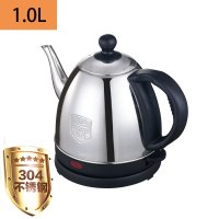 1.0L分盖(304不锈钢)浩群 304不锈钢长嘴电热水壶电水壶家用烧水壶自动断电开水壶泡茶壶煮