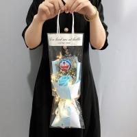 蓝色*多啦a梦+透明袋 星黛露老师教师节礼袋花束可爱玩偶情侣间的小玩意生日礼物送女友