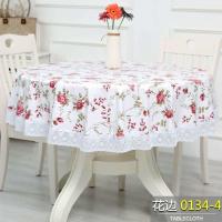 0134 135直径(适合70至100桌面) pvc防水.防烫.防油.免洗.家用圆桌布.圆茶几布.圆餐桌布.