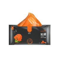 车载垃圾袋[橙色] 啦哄扯袋车载垃圾袋小号家用汽车旅行背心式手提加厚车用呕吐袋