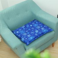深大雪花45*45 冰垫加大号凉垫防潮垫夏天降温卧床垫凉垫夏日避暑屁股垫注水坐垫