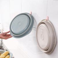 蓝-粉-米-紫-白兰-白粉-白绿随机 迷你号折叠盆3个 厂家直销家用便捷式可折叠脸盆塑料脸盆户外可申缩洗脸盆洗脚盆