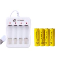 白色四充+4节5号(不变灯) 18650锂电池5号7号镍氢镍镉电池多兼容充电器USB双槽电池四槽座充