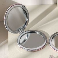 1个装 随身化妆镜便携式双面折叠小镜子放大小镜迷你梳妆镜可爱公主镜