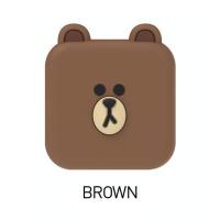 Brown LINE FRIENDS布朗熊数据线保护头卡通硅胶罩防折断通用充电线套